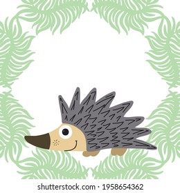 Cute Cartoon Igel. Vektorgrafik