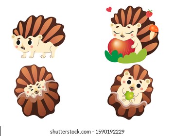 cartoon images children scared images stock photos vectors shutterstock https www shutterstock com image vector cute cartoon hedgehog vector set different 1590192229