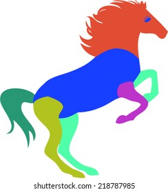 cute cartoon horse