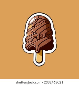 Cute cartoon ice cream stickers. cute stickers. ice cream time sticker.
can be used like stickers or for greeting cards