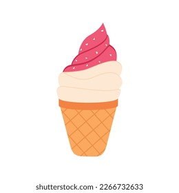 cute cartoon ice creams. ice cream and dessert icon