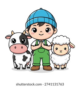 A cute cartoon illustration