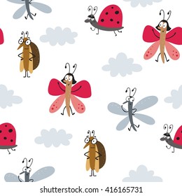 cute cartoon insects