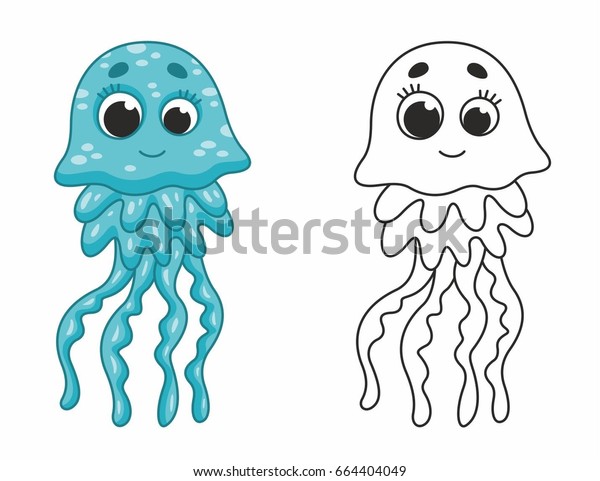 Free Free 314 Outline Cute Jellyfish Svg Jellyfish Clipart SVG PNG EPS DXF File