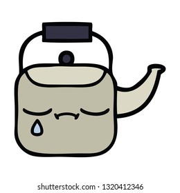 tira cómica de un hervidor de agua