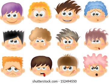 Cute cartoon kids 