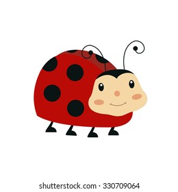 Cute Cartoon Ladybug