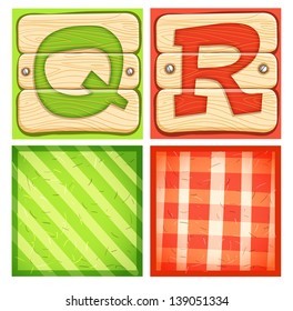 cute cartoon letters