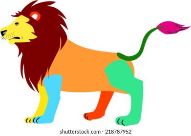 cute cartoon lion