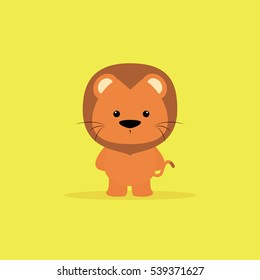 Cute Cartoon Lion