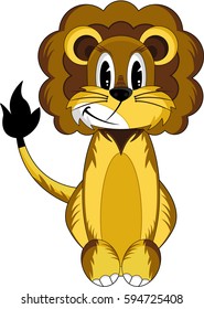 Cute Cartoon Lion
