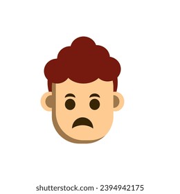 Cute Cartoon Little Child Head