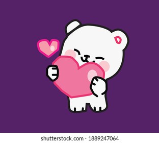 Cute cartoon love funny vector file in Adobe illustrator eps 10