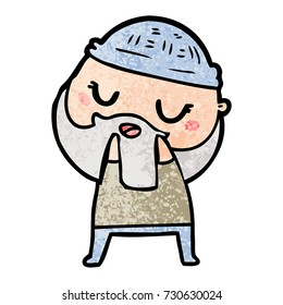 tira caricatura con barba