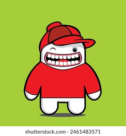 Cute Cartoon Mascot Design Vector
