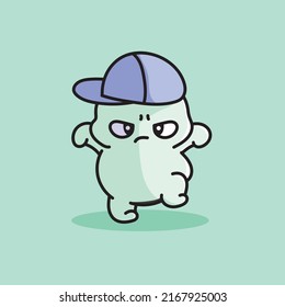 Cute Cartoon Mascot Illustration funny