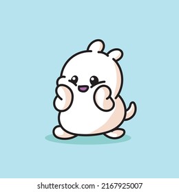 Cute Cartoon Mascot Illustration funny