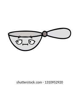 cute cartoon of a measuring spoon