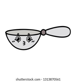 cute cartoon of a measuring spoon