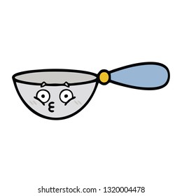 cute cartoon of a measuring spoon