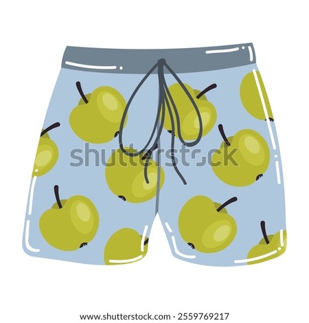 Similar – Image, Stock Photo Cartoon man swimming in river with fishes