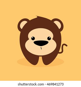 Cute Cartoon monkey