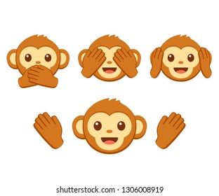 Head of a monkey graphic Royalty Free Stock SVG Vector