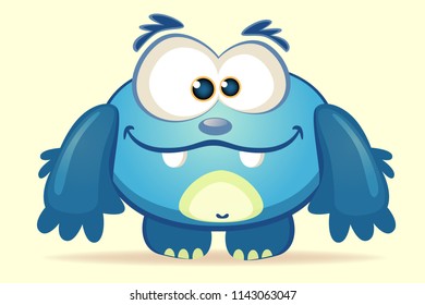 Cute cartoon monster