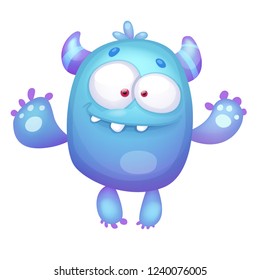 Cute cartoon monster