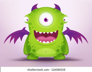 Cute Cartoon Monster