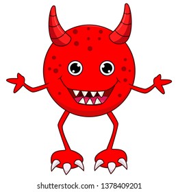 Cute cartoon Monster