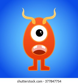 Cute Cartoon Monster