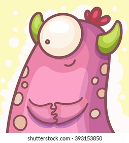 Cute Cartoon Monster