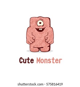 Cute  cartoon  monster.