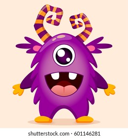 Cute cartoon monster