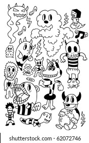 cute cartoon monster