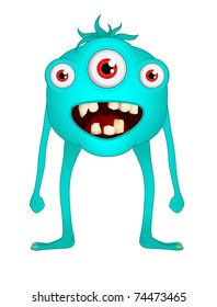 Cute Cartoon Monster