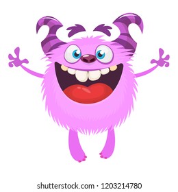 Cute cartoon monster character 