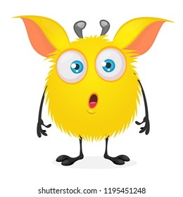Cute cartoon monster. Vector Halloween stock illustration
