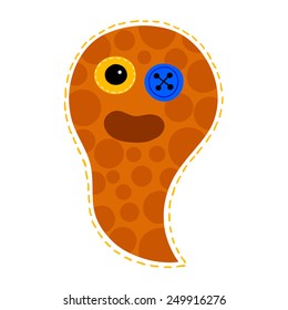 Cute Cartoon Monster. Vector illustration, Character design