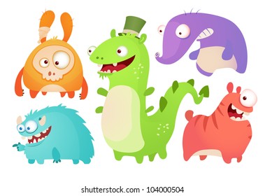 Cute Cartoon Monsters