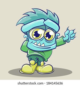 Cute cartoon Monsters