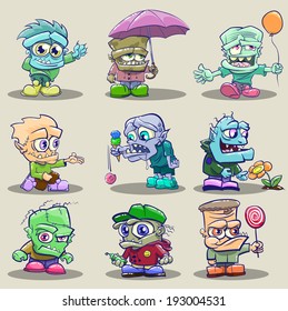 Cute cartoon Monsters