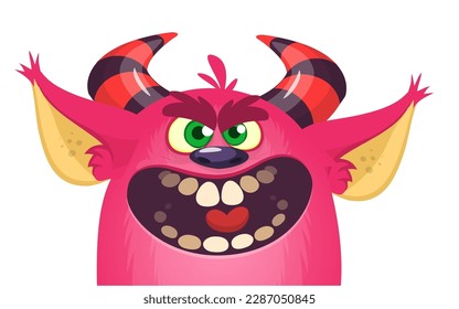 Cute cartoon Monsters. Set of cartoon monsters: ghost, goblin, bigfoot yeti, 
troll, dragon and alien . Halloween design