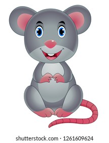 Cute cartoon mouse