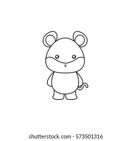 Cute Cartoon mouse