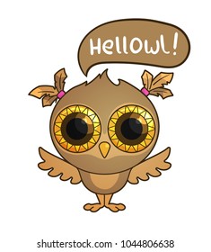 cartoon owl sayings