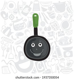 Cuto dibujo animado. Ilustración del vector