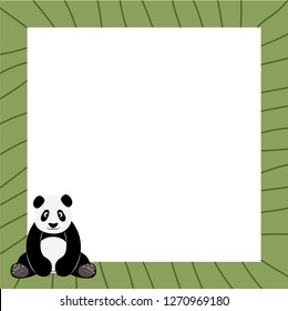 Cute cartoon panda