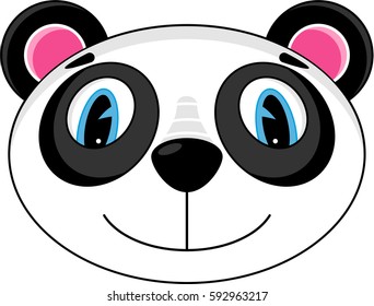 Cute Cartoon Panda Bear